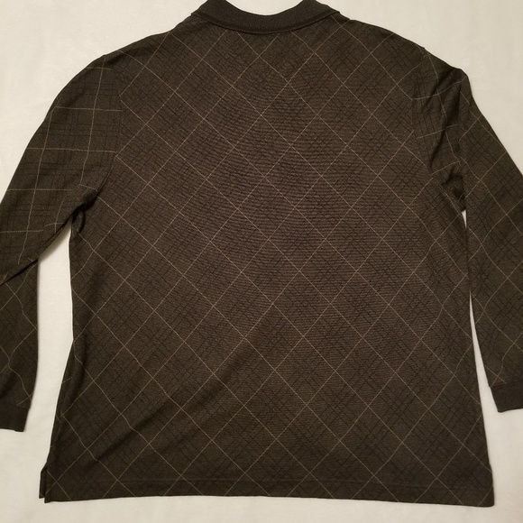 Haggar cotton pullover patterned top. - Picture 3 of 4